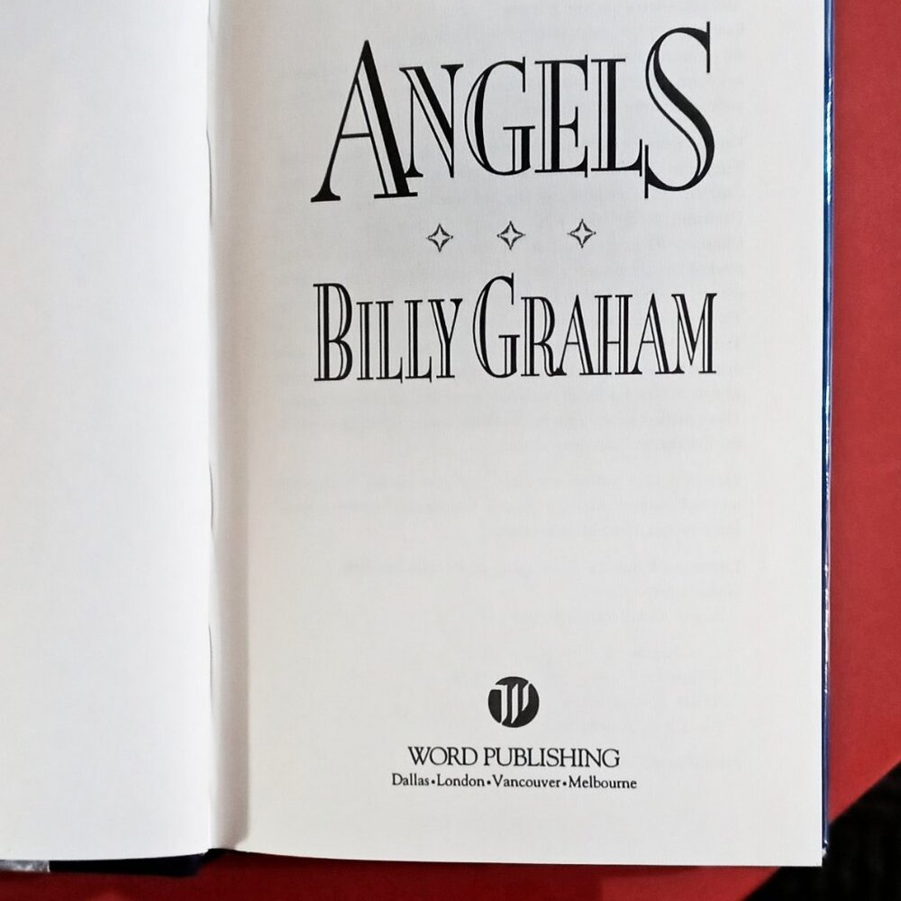 ANGELS, Billy Graham | Vintage 1994 Hardcover w/Dust Jacket Collectible Book - Picture 9 of 14